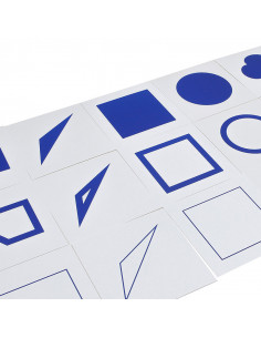 Tarjetas de formas geométricas 2