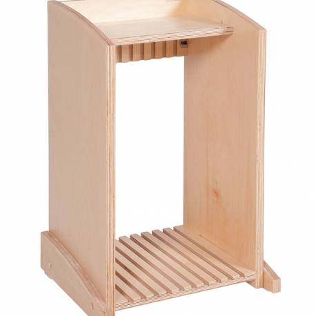Mueble de madera para pizarras Montessori | Mobiliario Nienhuis