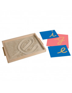 Sandpaper Letter Tracing Tray