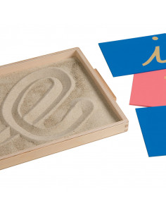 Sandpaper Letter Tracing Tray 2
