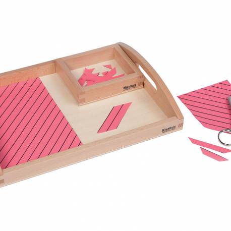 Bandeja para aprender a cortar con Montessori |Nienhuis