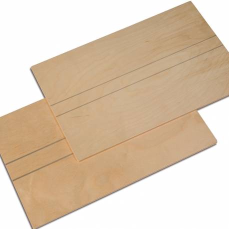 Tablas de madera para el abedario móvil Montessori |Nienhuis