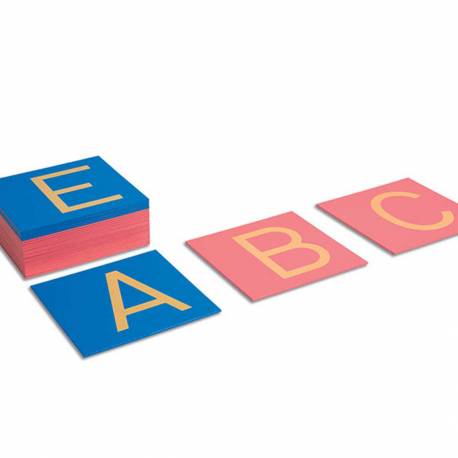 Mayúsculas de lija | Leer con Montessori | Nienhuis