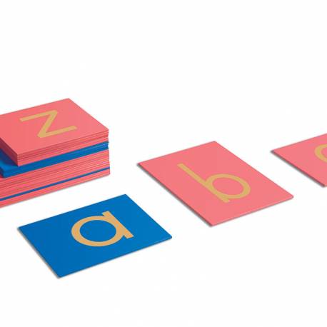 Letras de lija minúsculas IMPRENTA | Leer con Montessori |Nienhuis