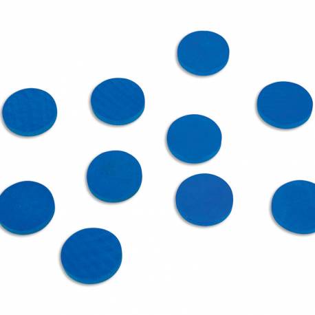 Contadores Azules (100) | Matemáticas Montessori - Nebulae