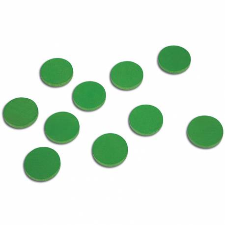 Contadores Verdes (100) | Matemáticas Montessori - Nebulae