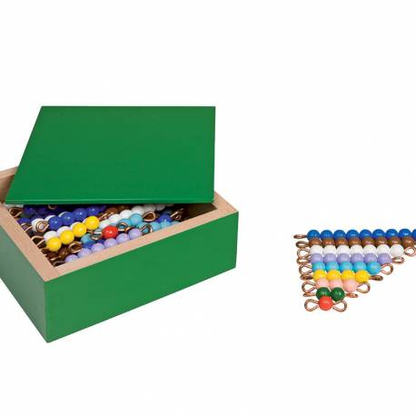 Escaleras Perlas Colores - 10 juegos | Material Montessori | Nienhuis