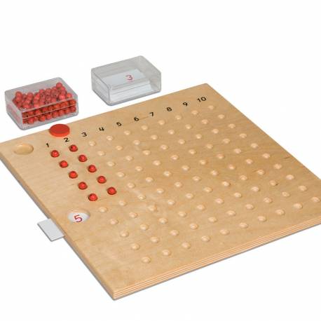 Tablero de multiplicación | Material Montessori Oficial | Nienhuis