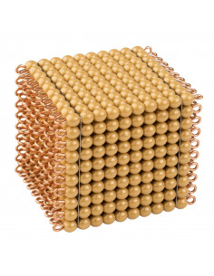 One Golden Bead Cube Of...
