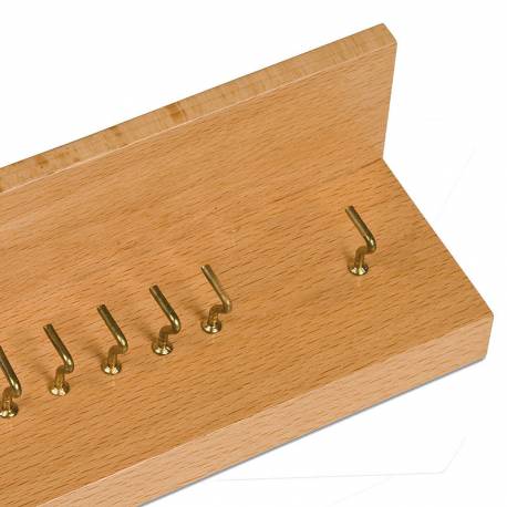 Marco de 100 y 1000 para cadenas de perlas | Perlas Montessori