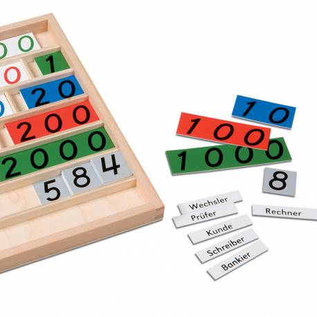 Juego de banca | El Banco Montessori | Nienhuis - Nebulae