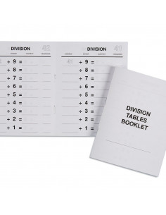 Division Tables Booklets 2
