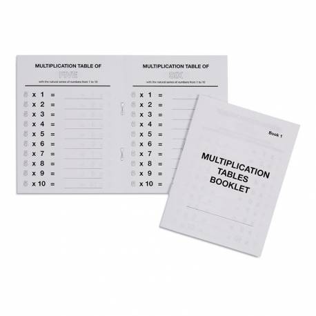 Multiplication Tables Booklet: 1