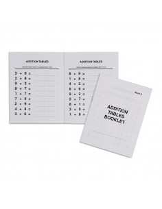 Addition Tables Booklet: 3