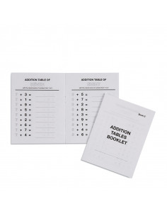 Addition Tables Booklet: 2