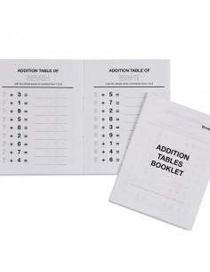 Addition Tables Booklet: 2 2