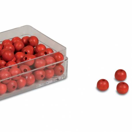 cuentas rojas: (100) | Nienhuis Montessori | Matemáticas Primaria