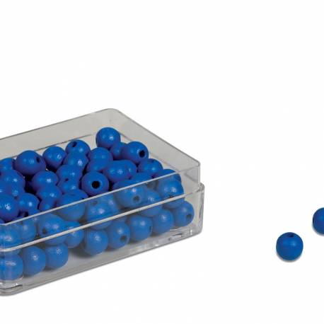 cuentas azules: (100) | Nienhuis Montessori | Matemáticas Primaria