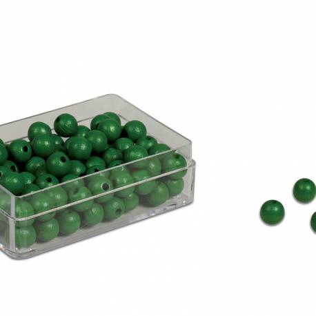 cuentas  verdes: (100) | Nienhuis Montessori | Matemáticas Primaria