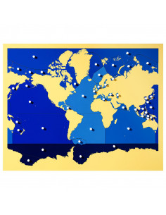 Puzzle Map: Seas And Oceans