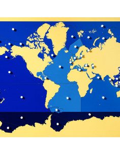 Puzzle Map: Seas And Oceans 2