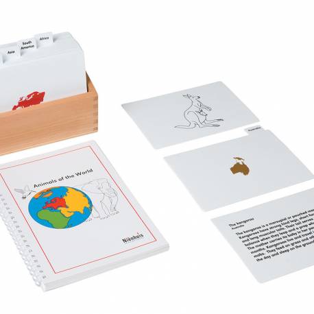 Animales del mundo | Tarjetas y libros | Nienhuis Montessori | GEOGRAFIA