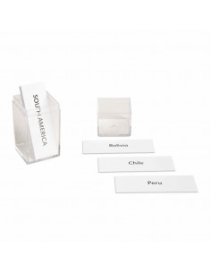 South America: Labels