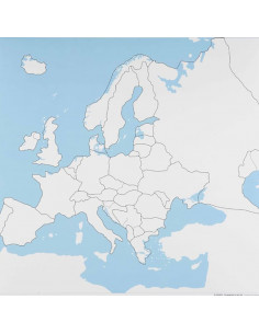 Europe Control Map: Unlabeled 2