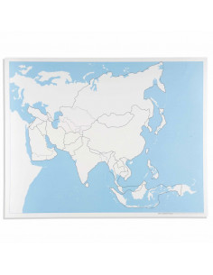 Asia Control Map: Unlabeled