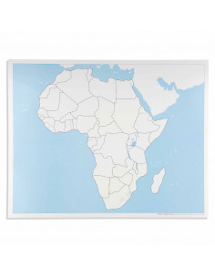 Africa Control Map: Unlabeled