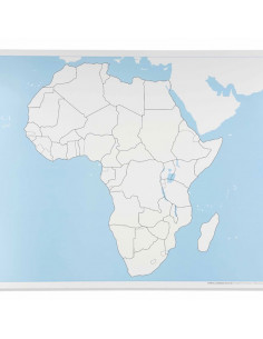 Africa Control Map: Unlabeled 2