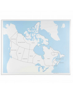 Canada Control Map: Labeled