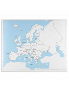 Europe Control Map: Labeled