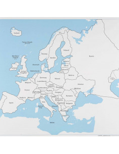 Europe Control Map: Labeled 2