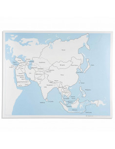 Asia Control Map: Labeled