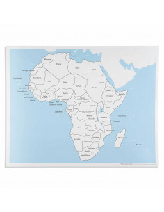 Africa Control Map: Labeled