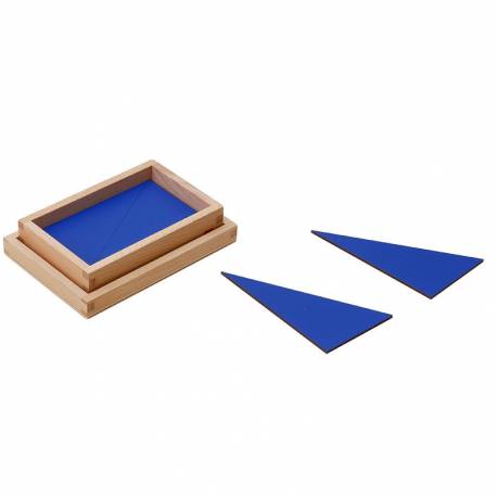 12 Triángulos azules constructivos