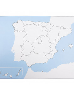 Spain Control Map Unlabeled 2