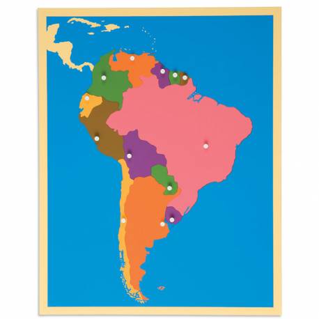 Puzzle Map: South America