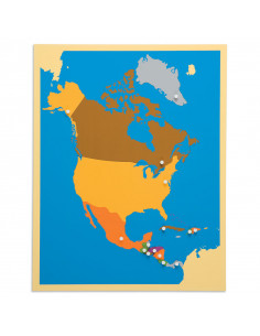 Puzzle Map: North America