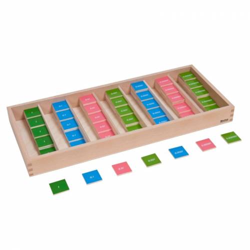 Juego de sellos DECIMAL| Taller Montessori | Nienhuis