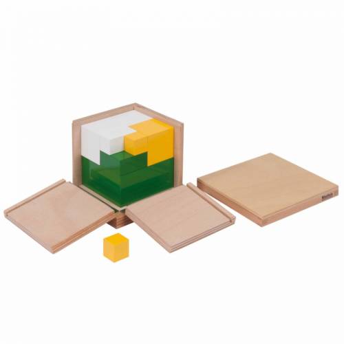 Poder de dos cubos| Taller Montessori | Nienhuis