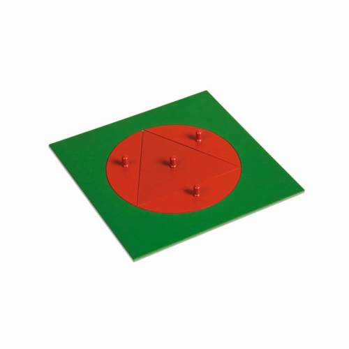 Triángulo inscrito en círculo| Taller Montessori | Nienhuis Geometría