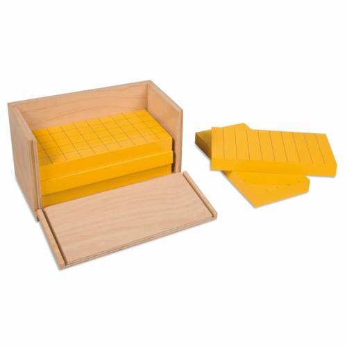 Prismas amarillos | Area | Material Montessori Nienhuis