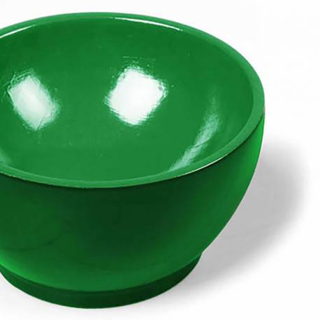 Cuenco de madera verde| Piezas sueltas Montessori |Nienhuis