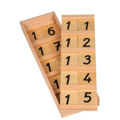 Tablas de números Teen Boards versión Int | Números Montessori