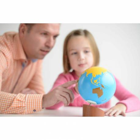 Globo Terraqueo de Colores | Geografía con Montessori