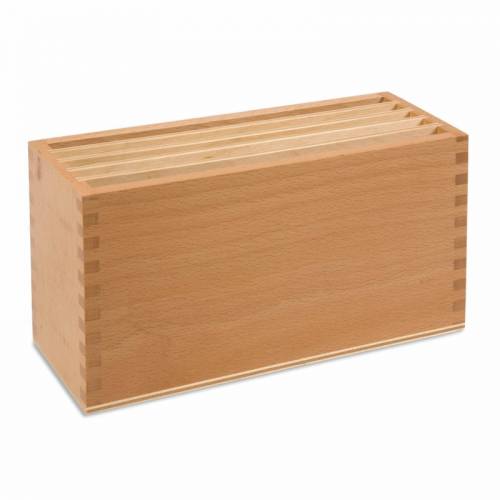 Caja para tarjetas de forma de tierra | Geografía Montessori |Nienhuis