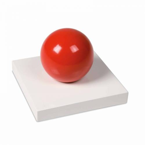 Símbolo de gramática de madera 3D: verbo | Letras Montessori