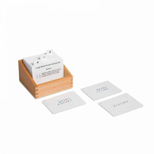 Conjunto de actividades Cuentas grandes | Números Montessori